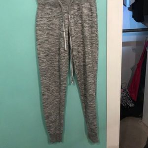 Cute grey and white joggers